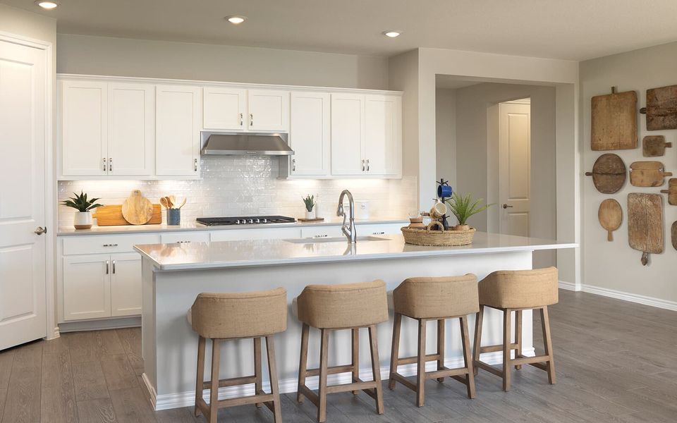 Furnished interior view inside a new home in Kissing Tree, San Marcos (Image 7).