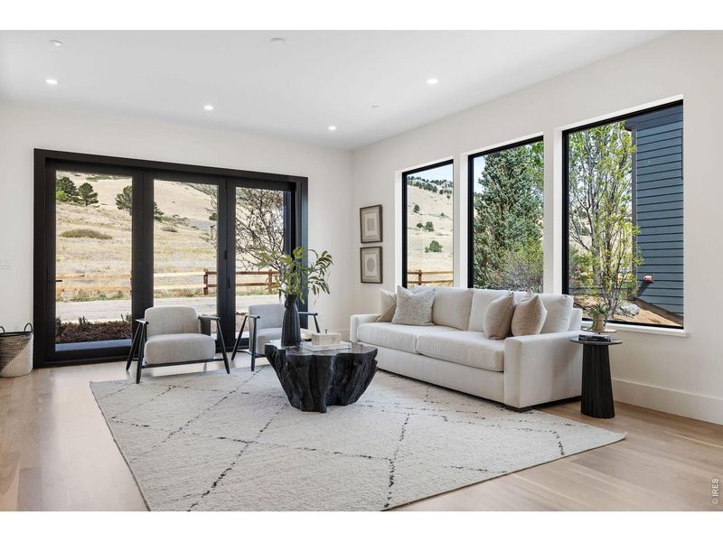 Furnished interior view inside a new home in , Boulder (Image 9).