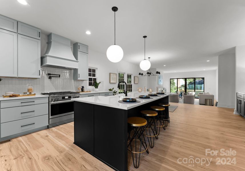 Open floorplan with tons of natural light