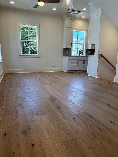 Spacious, unfurnished interior of a new home in Grants Court, Charleston (Image 26). Spacious, unfurnished interior of a new home in Grants Court, Charleston (Image 26).