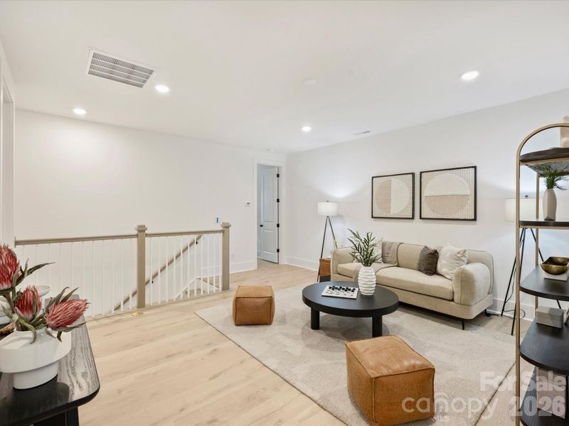 Furnished interior view inside a new home in , Charlotte (Image 13). Furnished interior view inside a new home in , Charlotte (Image 13).