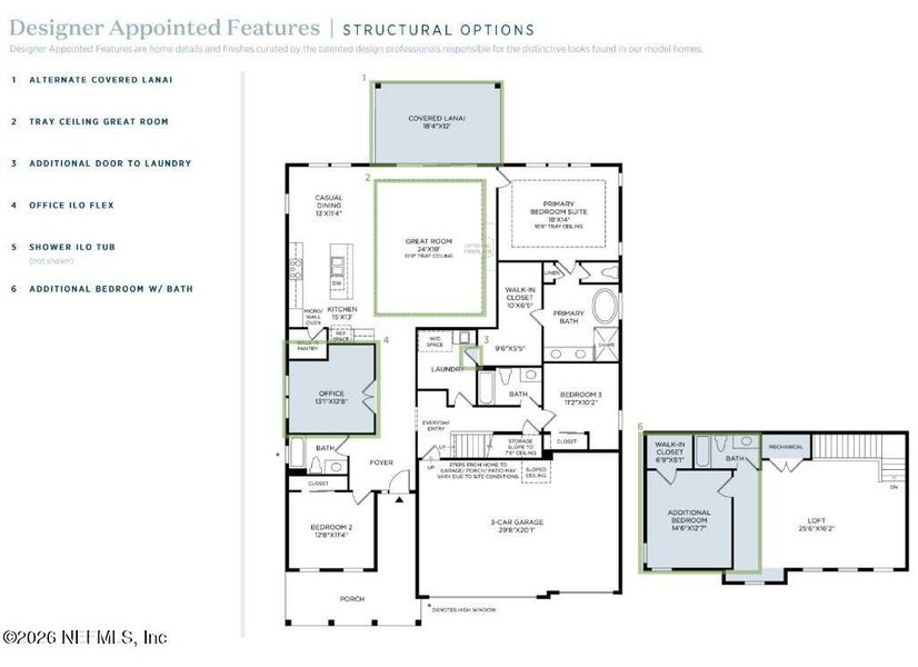 2D floor plan layout of this home in , St. Augustine, FL (Image 4).