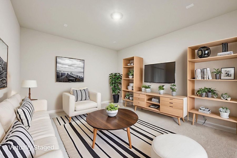 Furnished interior view inside a new home in Kemah Crossing - Luxe Series, Kemah (Image 15).