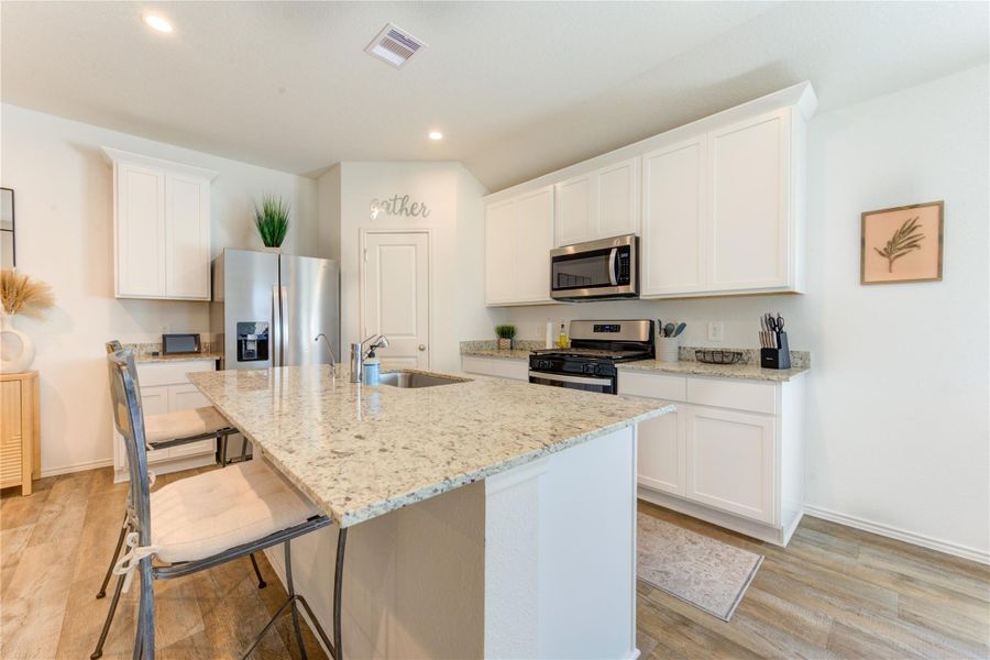 Furnished interior view inside a new home in , Fulshear (Image 7).