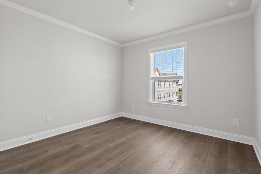 Spacious, unfurnished interior of a new home in Lakeside Townes at Riverlights, Wilmington (Image 24). Spacious, unfurnished interior of a new home in Lakeside Townes at Riverlights, Wilmington (Image 24).