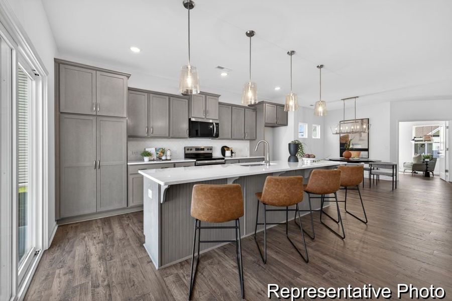Furnished interior view inside a new home in Nathans Ridge, Lillington (Image 2).