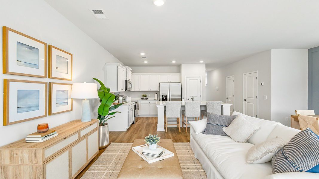 Furnished interior view inside a new home in Marion Village, Santee (Image 6).