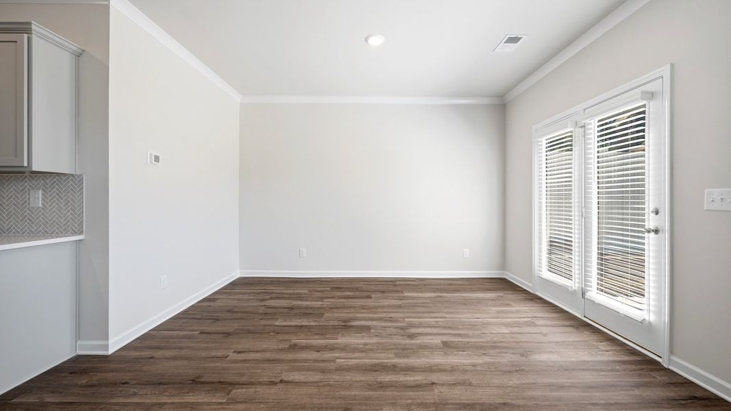Spacious, unfurnished interior of a new home in Independence Villas and Townhomes, Loganville (Image 16). Spacious, unfurnished interior of a new home in Independence Villas and Townhomes, Loganville (Image 16).