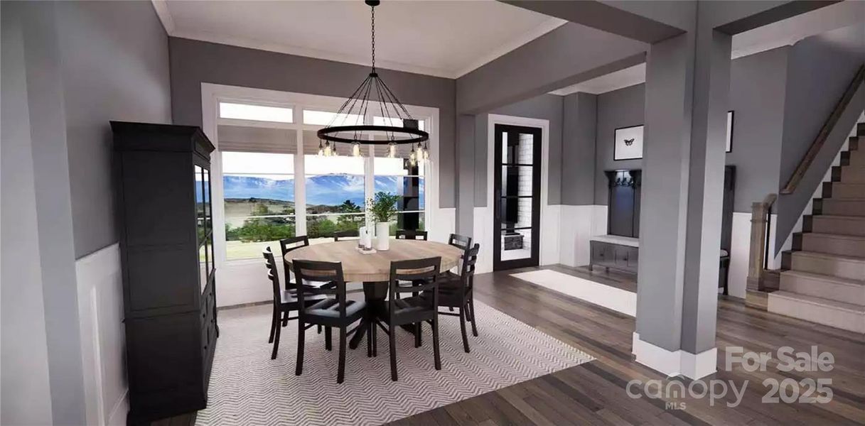 Furnished interior view inside a new home in , Denver (Image 23).