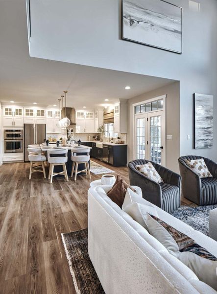 Family Room and Garden Kitchen