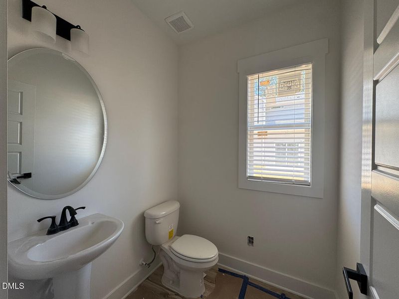 Main-Level Powder Room Main-Level Powder Room