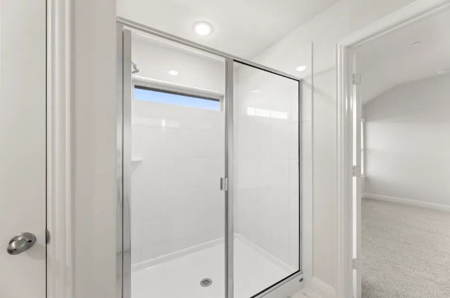 Front exterior of a new home in Sereno Oaks at Buckner Terrace, Dallas, TX, highlighting curb appeal (Image 5).