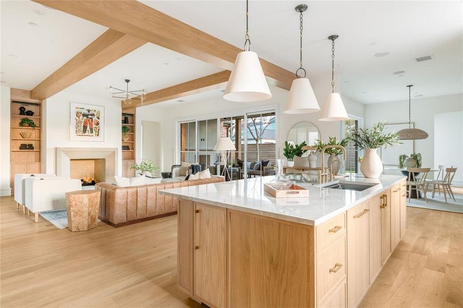 Furnished interior view inside a new home in , Dallas (Image 17).