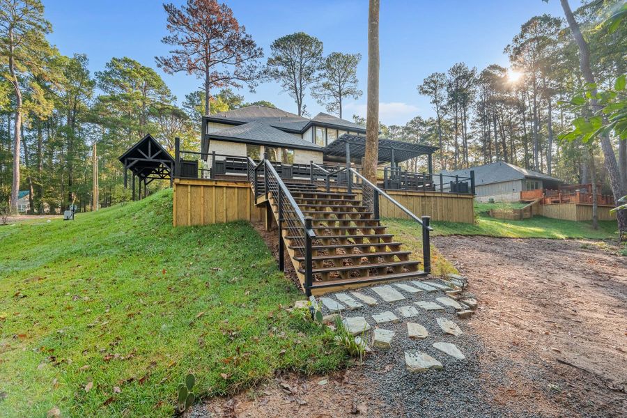 Exterior details and patio area of a home in , Livingston (Image 27). Exterior details and patio area of a home in , Livingston (Image 27).