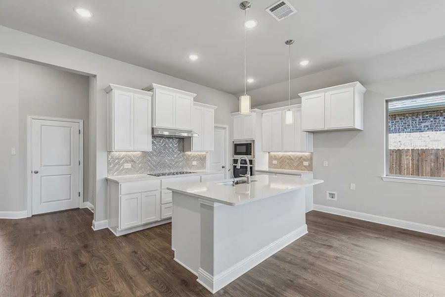 Furnished interior view inside a new home in Summer Crest, Fort Worth (Image 5).
