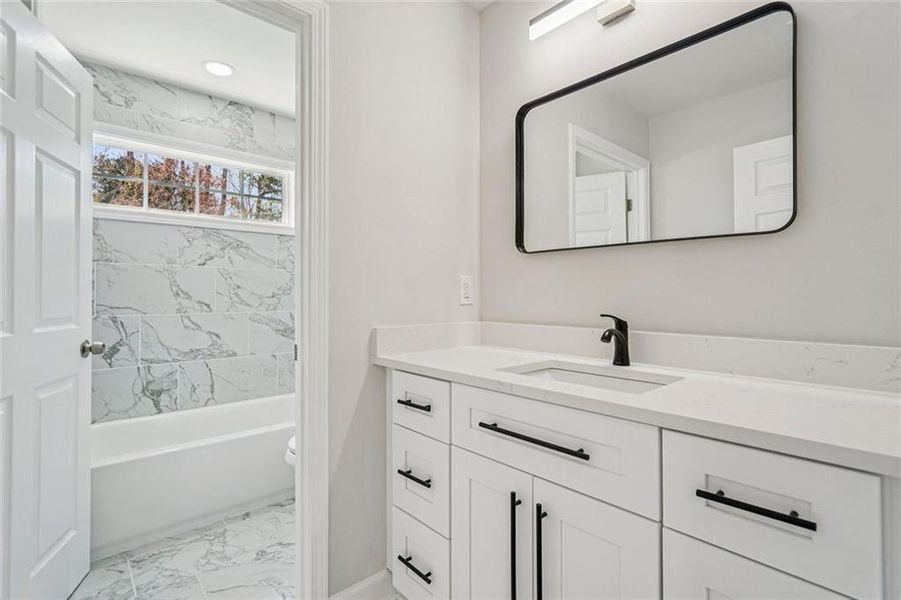 Furnished interior view inside a new home in , Grayson (Image 13).