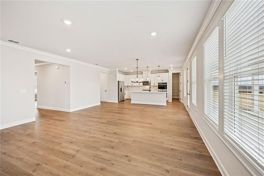 Spacious, unfurnished interior of a new home in River Pointe, Monroe (Image 29).