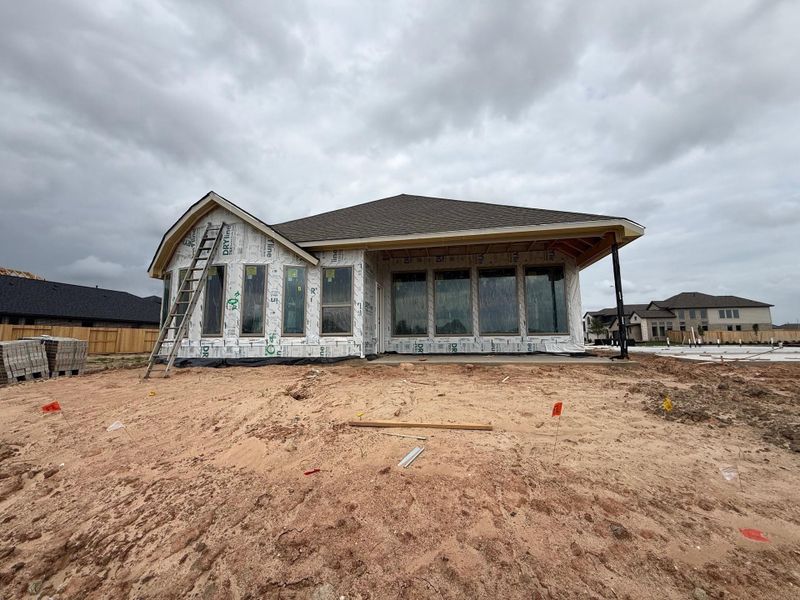 In-progress construction of a new home in Candela, Richmond, TX (Image 5).