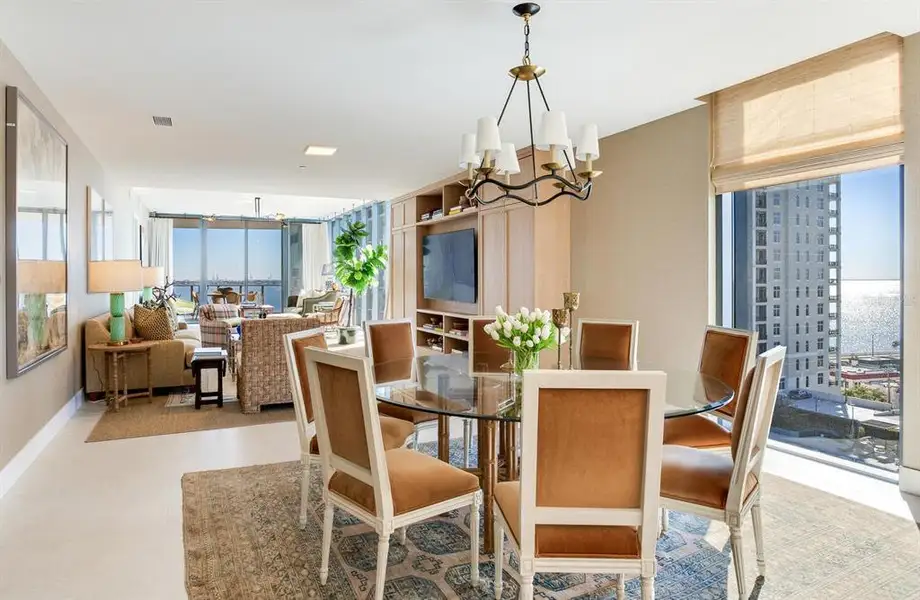 Furnished interior view inside a new home in The Ritz-Carlton Residences, Tampa (Image 8).