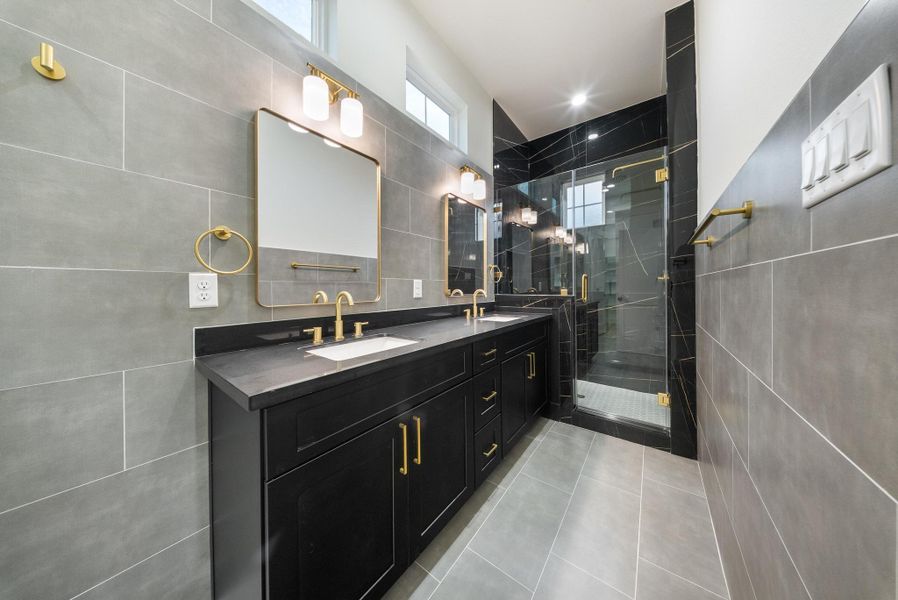 Furnished interior view inside a new home in , Houston (Image 10).