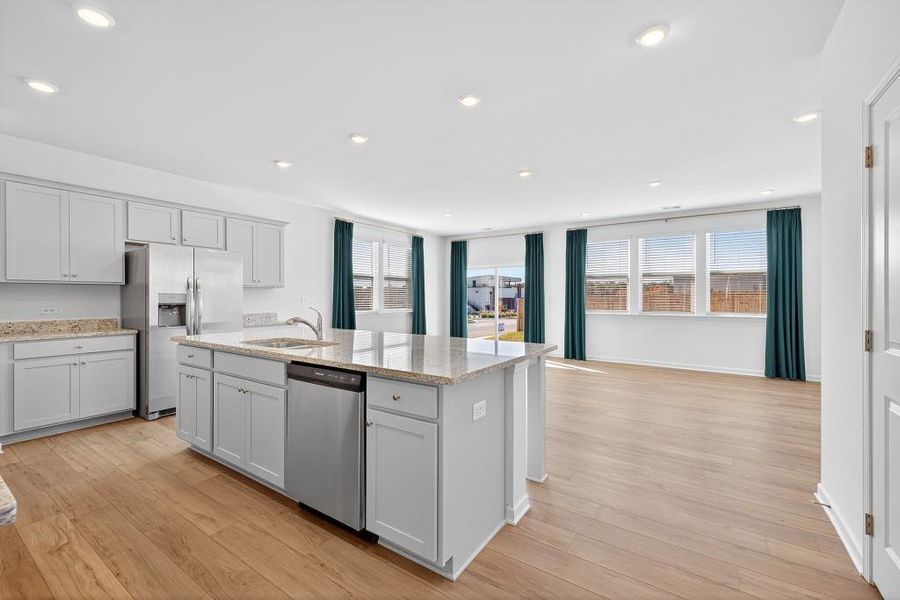 Furnished interior view inside a new home in , Winder (Image 5).