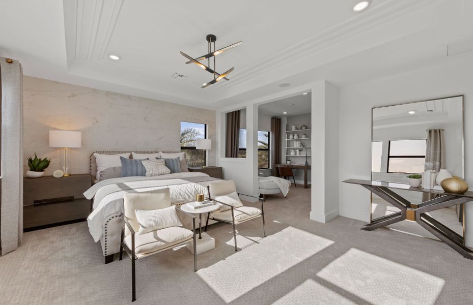 Spacious owner's suite