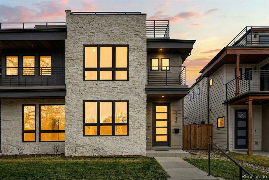 Exterior details and patio area of a home in , Denver (Image 31). Exterior details and patio area of a home in , Denver (Image 31).