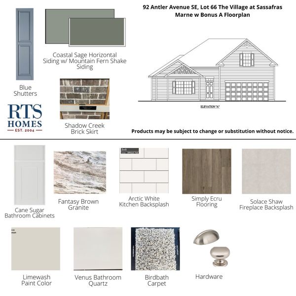 2D floor plan layout of this home in The Village at Sassafras, Allenhurst, GA (Image 3). 2D floor plan layout of this home in The Village at Sassafras, Allenhurst, GA (Image 3).