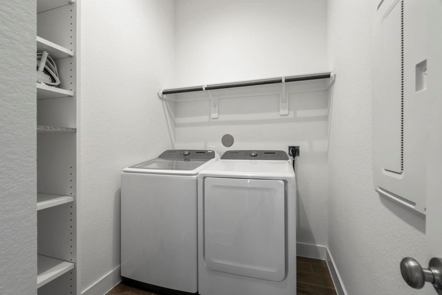 Close-up of interior finishes inside a home in Meridiana, Iowa Colony (Image 8).