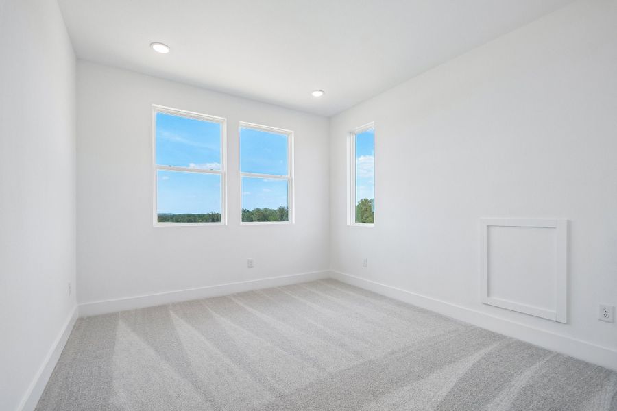 Spacious, unfurnished interior of a new home in Freedom at Anthem, Kyle (Image 22).