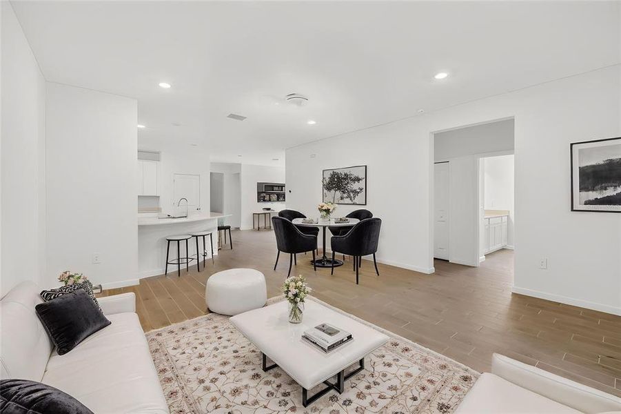 Furnished interior view inside a new home in , Dunnellon (Image 7).