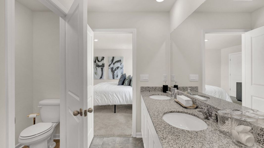 Furnished interior view inside a new home in Fox Hollow, Dalton (Image 38).