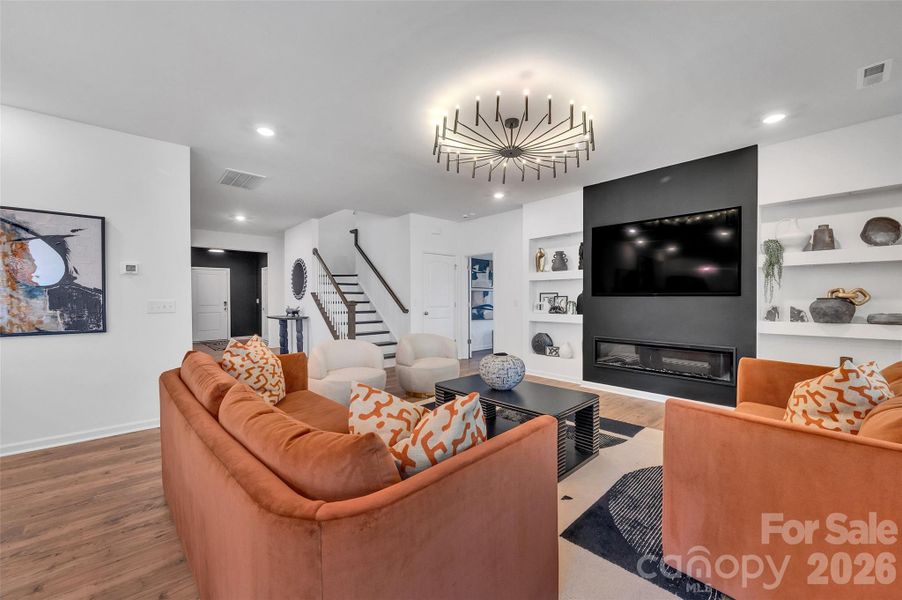 Furnished interior view inside a new home in , Monroe (Image 15).
