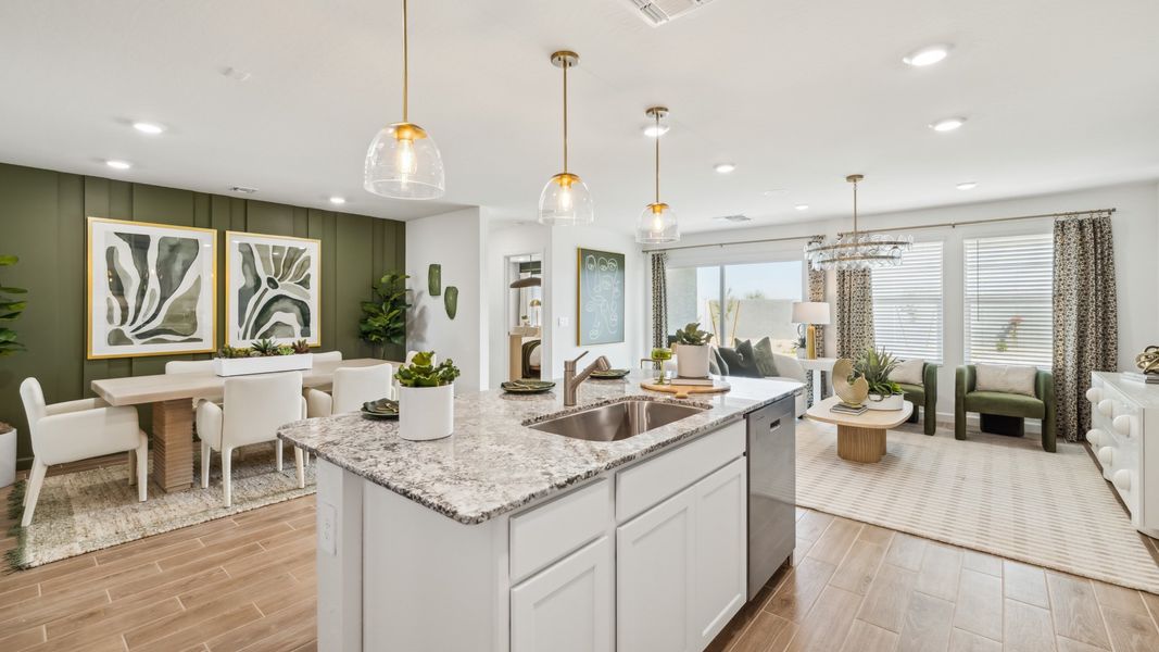 Furnished interior view inside a new home in Remington, Buckeye (Image 9).