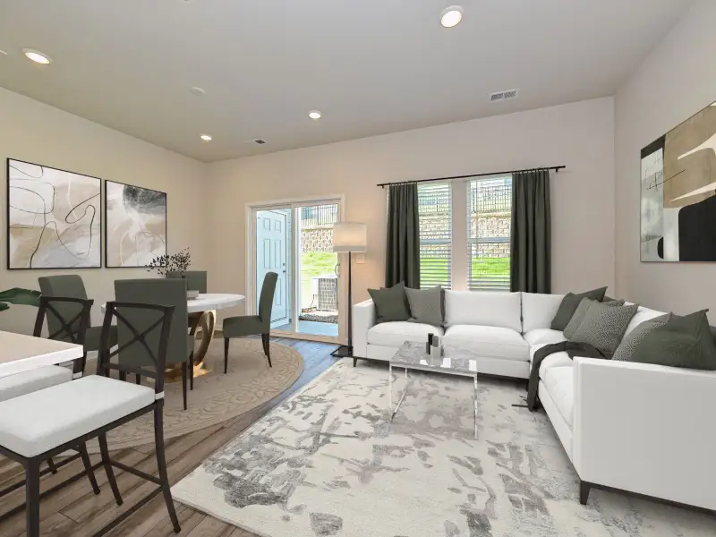 Furnished interior view inside a new home in Galloway Ridge, Charlotte (Image 3).