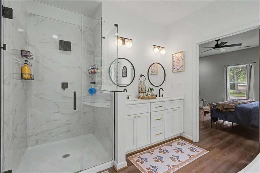 Furnished interior view inside a new home in , Bowdon (Image 37).