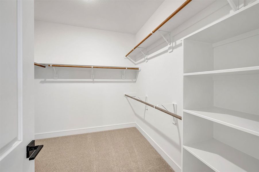 Primary walk-in closet
