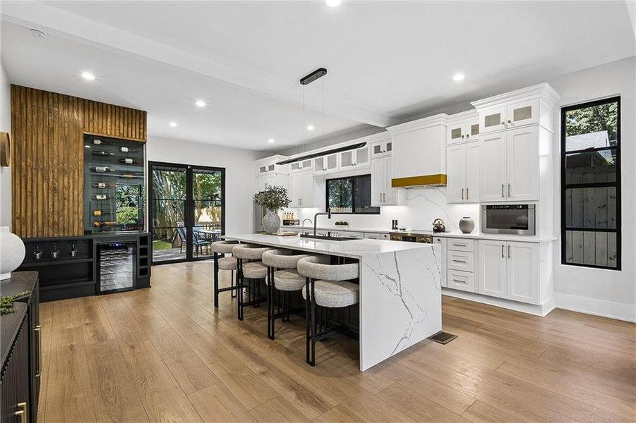 Furnished interior view inside a new home in , Atlanta (Image 4).