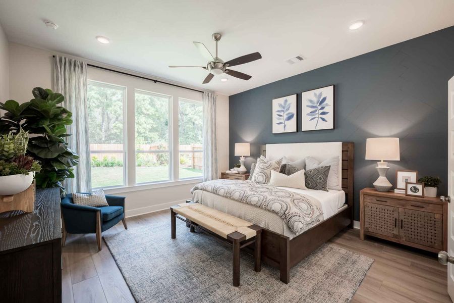 Furnished interior view inside a new home in Oakhill Reserve, Tomball (Image 8).
