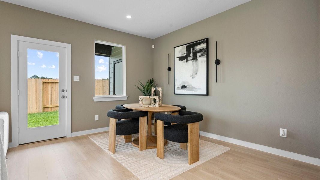 Elevations, exterior/ interior colors, options, available upgrades that require an additional charge, and standard features will vary in each community and subject change without notice. Call for details.