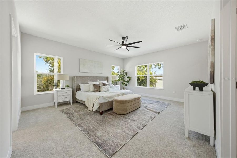 Furnished interior view inside a new home in , Tampa (Image 36).