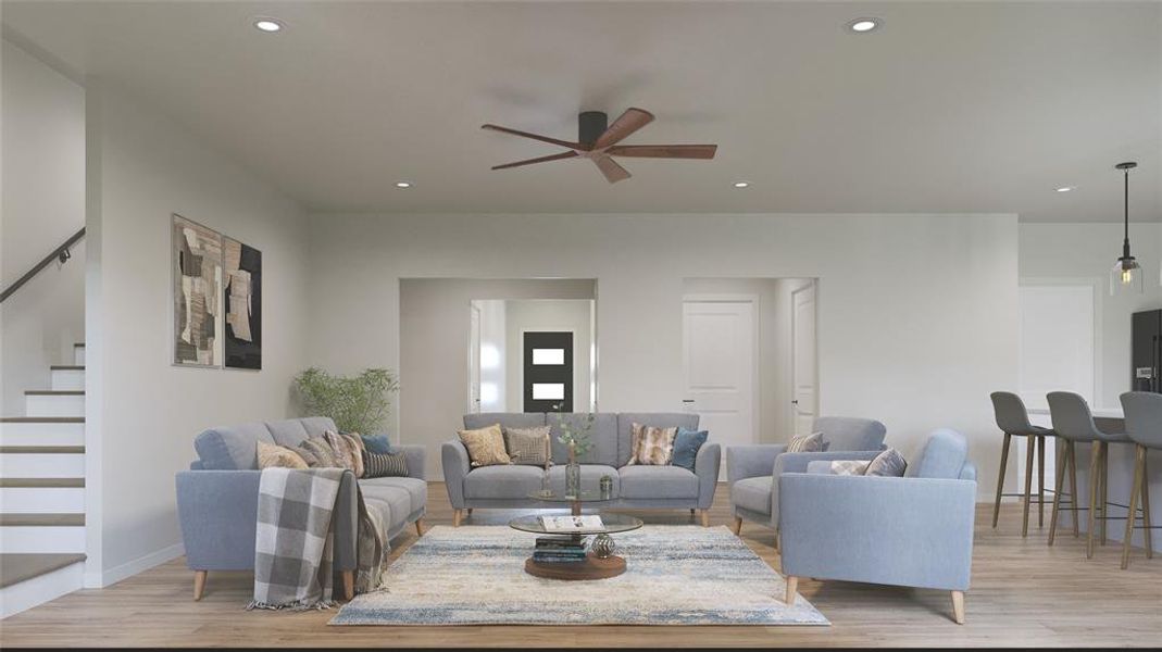 Furnished interior view inside a new home in , Kennedale (Image 12).