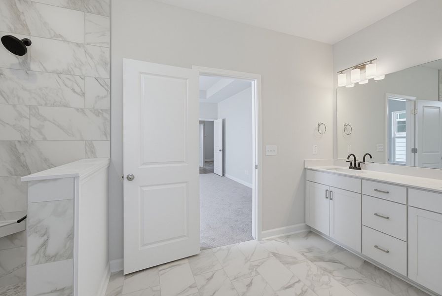 Furnished interior view inside a new home in Sweetbrier, Durham (Image 12).