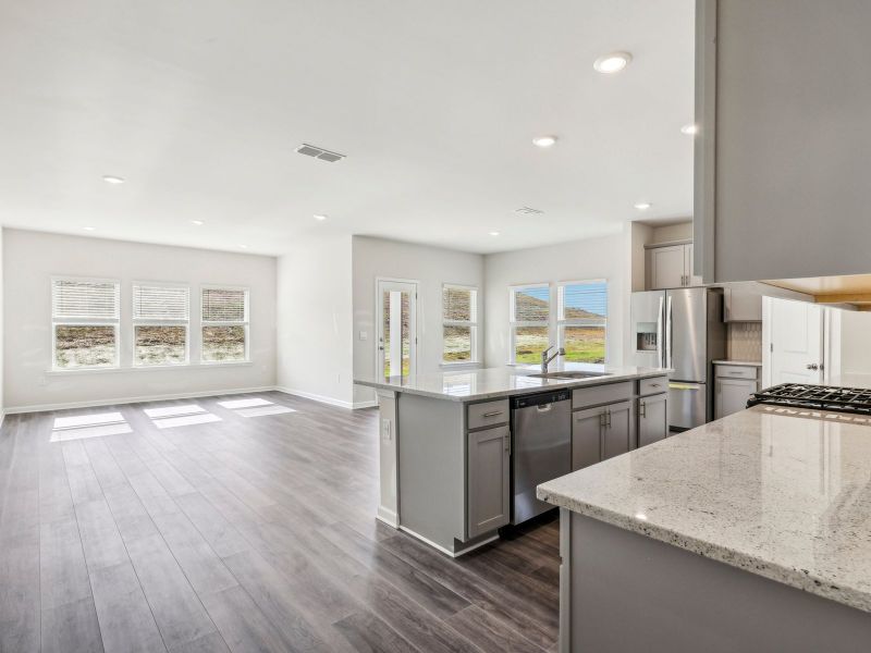 Furnished interior view inside a new home in Preserve at Mountain Creek, Pendergrass (Image 5).