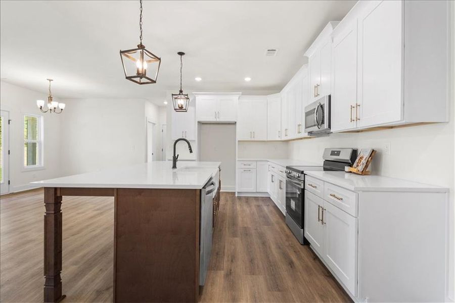 Furnished interior view inside a new home in , Rockmart (Image 11).