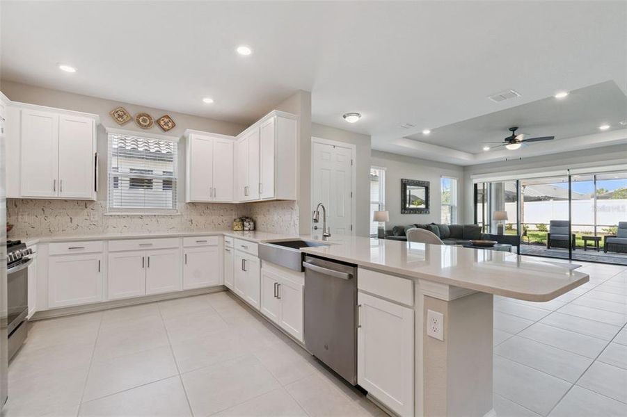 Furnished interior view inside a new home in , Wesley Chapel (Image 47).