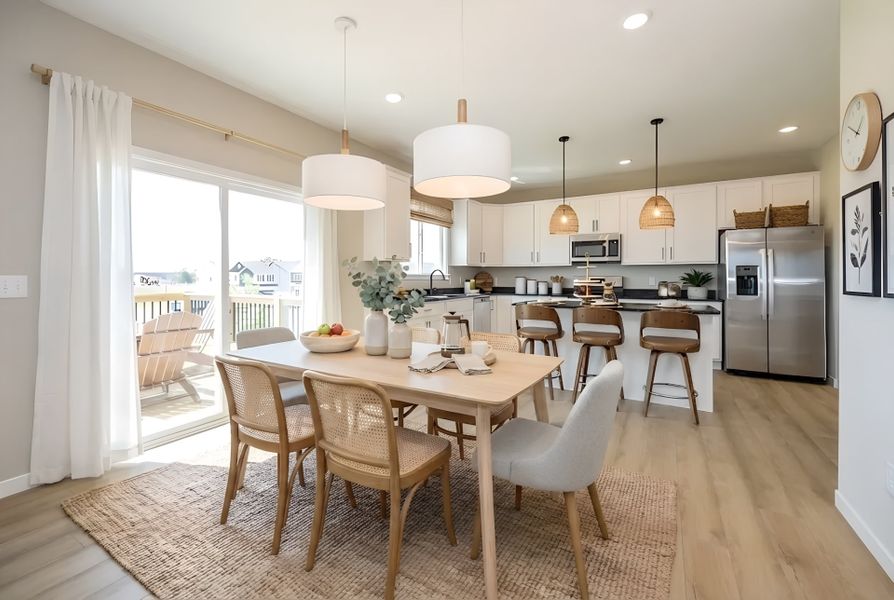 Furnished interior view inside a new home in Three Rivers, Rome (Image 34).