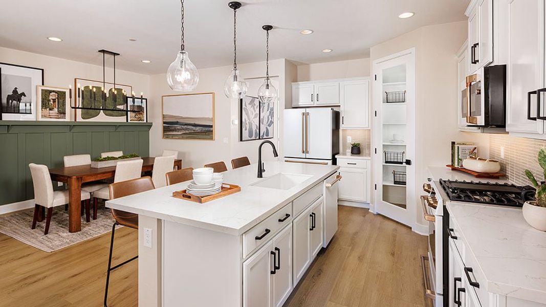 Representative furnished interior of a home built from the Onyx by Taylor Morrison in Saddleback, Peoria (Image 8).