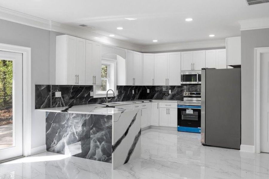 Furnished interior view inside a new home in , Acworth (Image 15).