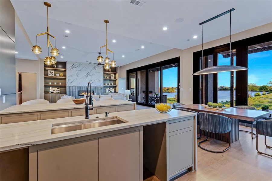 Furnished interior view inside a new home in , Heath (Image 11).